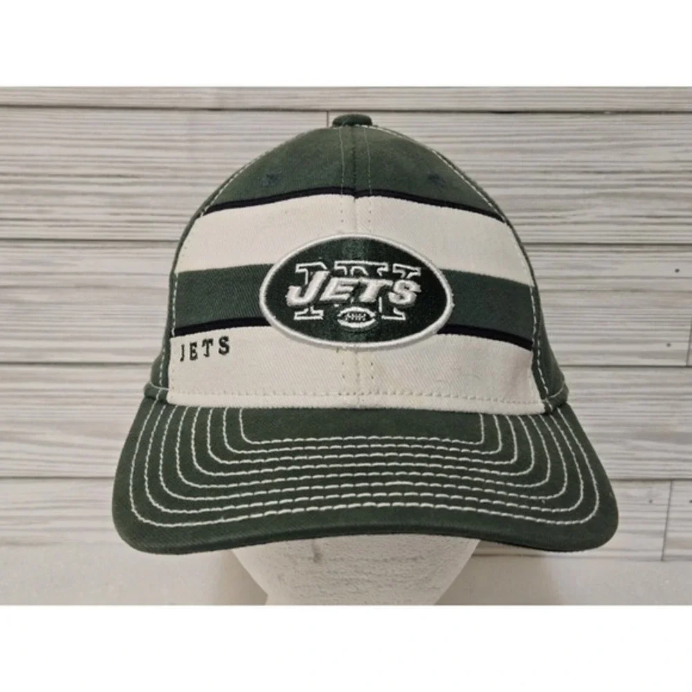 NFL New‎ York Jets Reebok On Field Fitted Stretch Fit Hat L/XL Football Fitmax